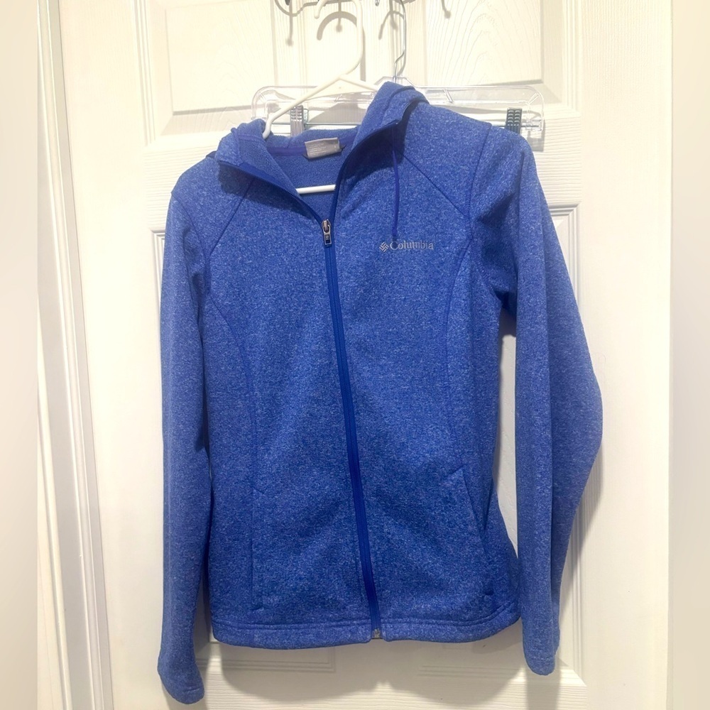 Columbia Full-Zip Hoodie Blue Size Small. Great condition - Picture 2 of 9